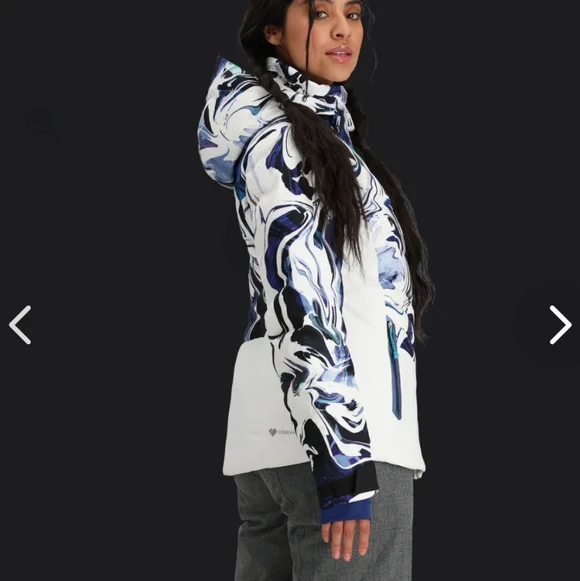 NWT Women's SIZE 12 OBERMEYER THERMORE 550 FP DOWNHooded Jacket
